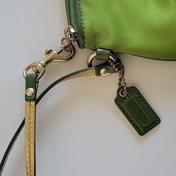 Coach silk wristlet purse - Picture 5 of 5